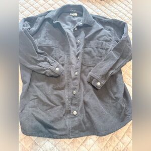 Topshop Black Corduroy Jacket